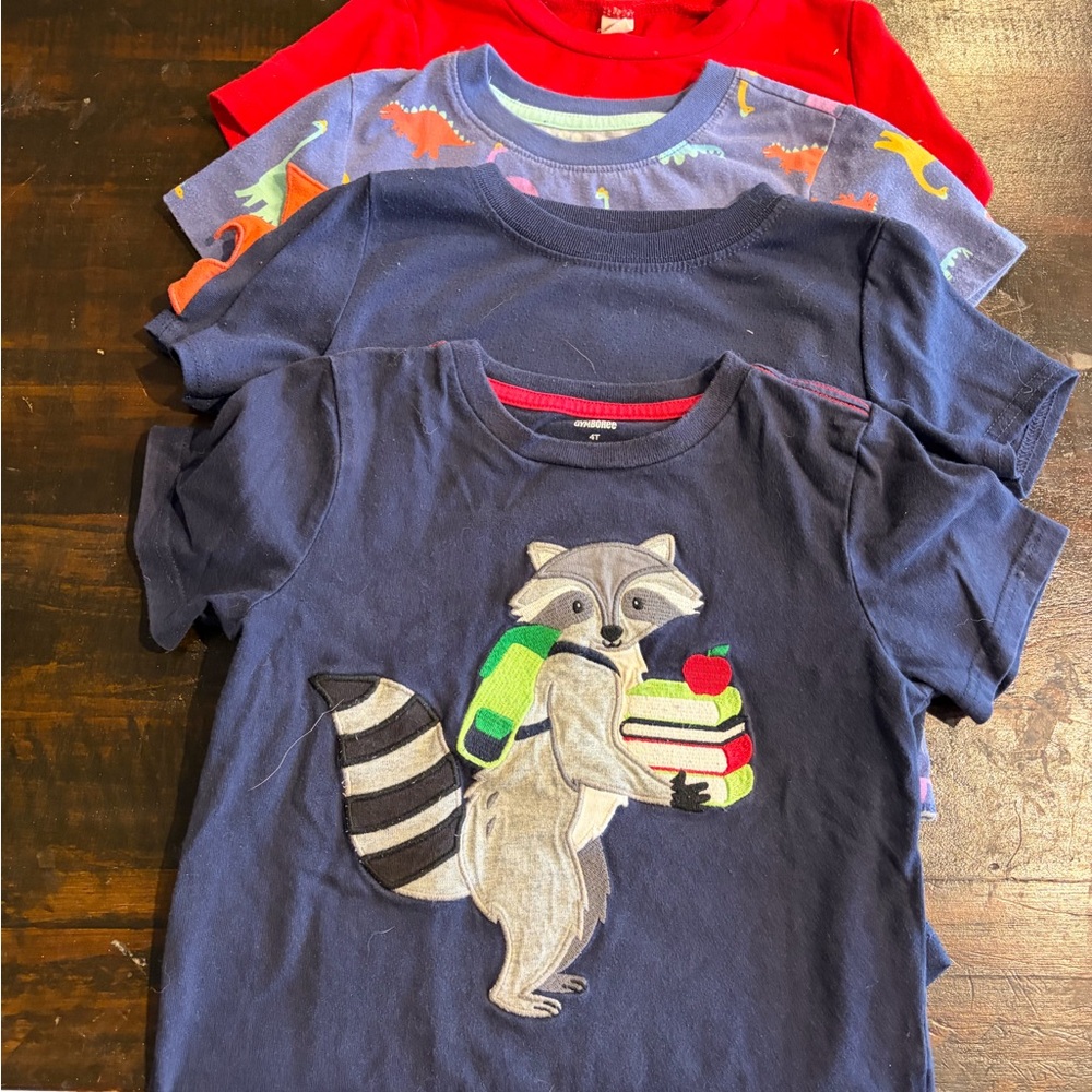 Set of 4 Boys SS Tees